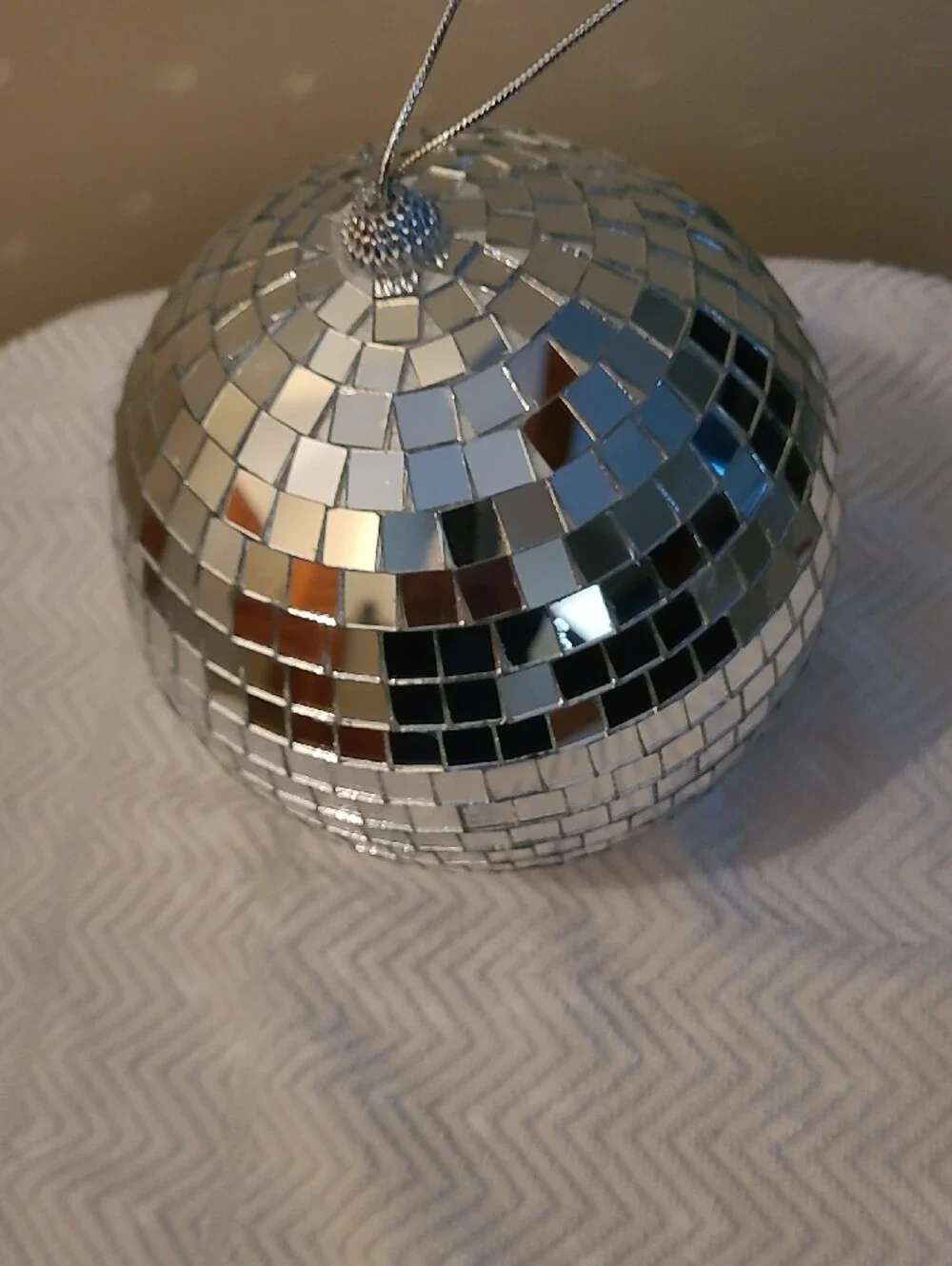 Reflective Silver Disco Ball for Parties and Home Decor